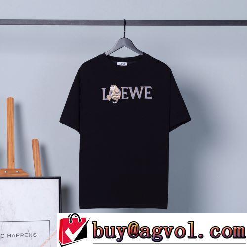 ラックスした雰囲気 半袖Tシャツ ロエベブランドスーパーコピー 2色可選 上品に着こなせ 2022春夏 肌に馴染みやすい