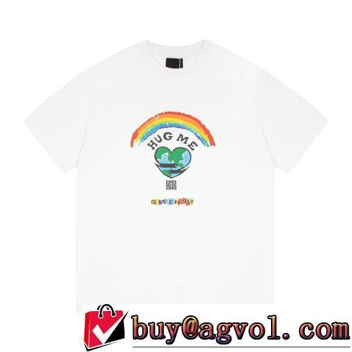 大絶賛の履き心地! 2022春夏 肌に馴染みやすい ジバンシィコピーブランド 半袖Tシャツ 吸汗速乾 2色可選