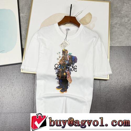 半袖Tシャツ ロエベコピーブランド 肌に馴染みやすい 2022春夏 魅力ファッション 2色可選 通気性に優れた