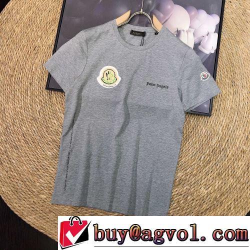 2022春夏 収縮性のある 半袖Tシャツ 吸汗性に優れ モンクレールスーパーコピー 選べる極上 3色可選 快適