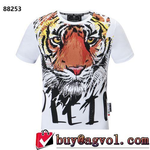 2022春夏 フィリッププレインスーパーコピー 激安 超目玉 優しいフィット感 半袖Tシャツ 肌に密着 2色可選