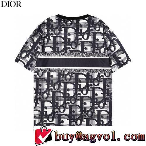 ファッション 人気 優しいフィット感 2022春夏 半袖Tシャツ デザイン性の高い ディオールコピー ブランド