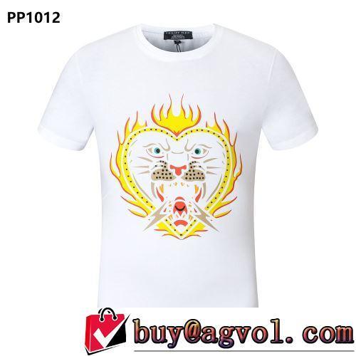 魅力ファッション 2022春夏 フィリッププレインコピーブランド しわになりにくい 半袖Tシャツ プリント 2色可選