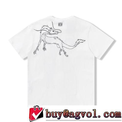 ロエベブランド 偽物 通販 半袖Tシャツ スタイリッシュな印象 肌に馴染みやすい 2022春夏 シンプル