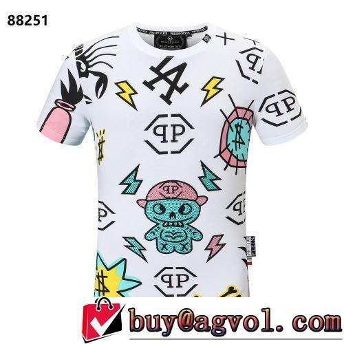 半袖Tシャツ 希少価値大！ フィリッププレインコピーブランド 2色可選 お洒落に魅せる 2022春夏 柔らかい手触り