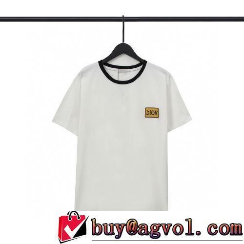 2色可選 柔らかな質感 自分らしいスタイリング 半袖Tシャツ 2022春夏 快適な着心地 ディオールコピーブランド