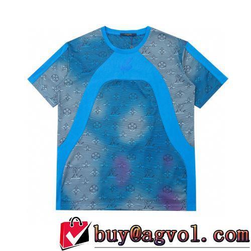 2022春夏 半袖Tシャツ 肌に馴染みやすい 2色可選 ルイ ヴィトンスーパーコピー 長く愛用できる 着回し度抜群