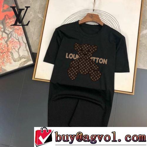 ファション性の高い 多色選択可 2022春夏 ルイ ヴィトンスーパーコピー 激安 プリント 半袖Tシャツ 着心地満点