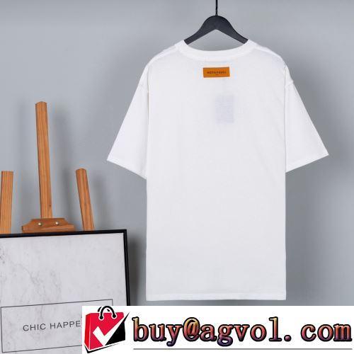 2022春夏 ルイ ヴィトンブランドコピー デザイン性の高い 半袖Tシャツ 着心地抜群 収縮性のある