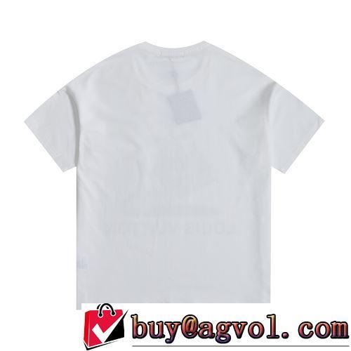 優しいフィット感 2022春夏 ルイ ヴィトンスーパーコピー 使い勝手抜群 半袖Tシャツ お洒落に魅せる