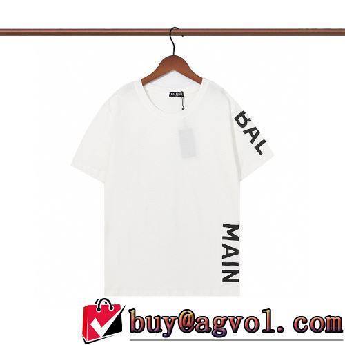 豊富なサイズ バルマンスーパーコピー 激安 半袖Tシャツ 2色可選 快適な着心地 2022春夏 カッコいい印象を付ける