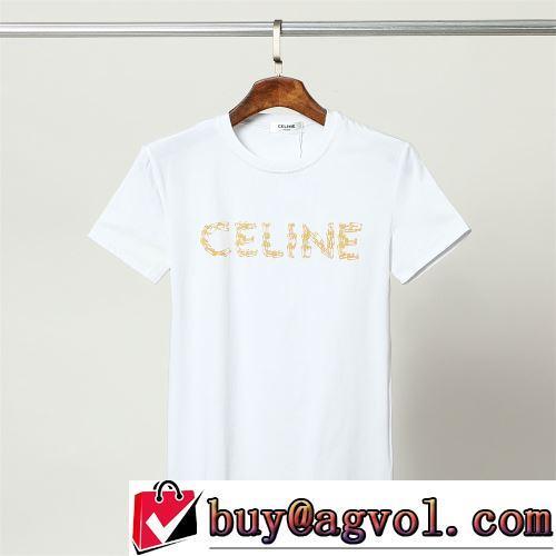 一番人気の新作はこれ CELINEコピー ブランド 2色可選 Tシャツ 2022春夏 クールビズ 縦には伸びにくい 超目玉