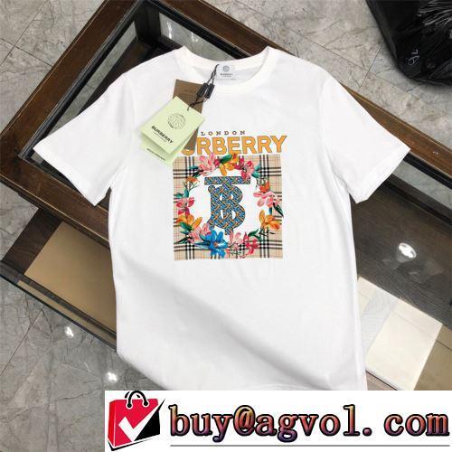 細身のシルエット 3色可選 もっとも高い人気を誇る BURBERRYコピーブランド 2022春夏 半袖Tシャツ 暖かみのある肌触り スタイリッシュな印象
