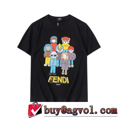 ランキング1位 2022春夏 Tシャツ 2色可選 FENDIブランドスーパーコピー 流行に関係なく長年愛用できる カジュアル
