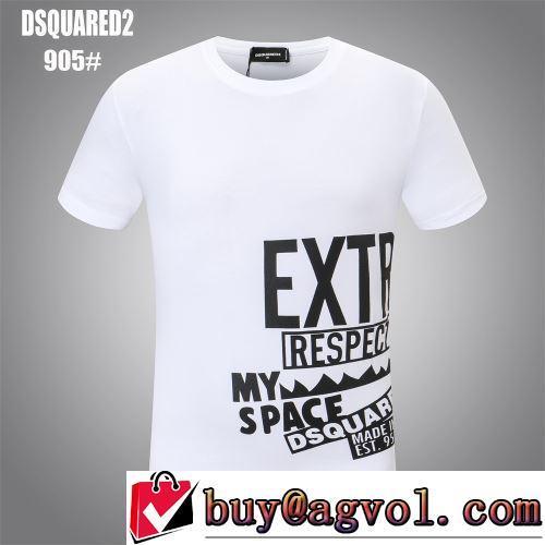 Tシャツ 縦には伸びにくい 2色可選 ディースクエアードコピー 2022春夏 細身のシルエット もっとも高い人気を誇る