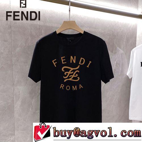 TOPセラー賞受賞！フェンディスーパーコピー 2022春夏 オリジナル 半袖Tシャツ 乾きやすい 2色可選