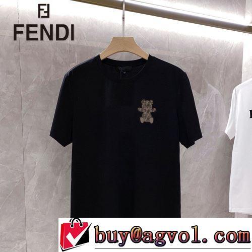 2022春夏 クールビズ 2色可選 Tシャツ 肌に馴染みやすい フェンディコピー 流通限定モデル スタイリッシュな印象