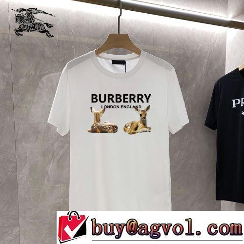 高級感を備えている 半袖Tシャツ 2色可選 バーバリースーパーコピー 代引 2022春夏 デザイン性の高い 男女兼用