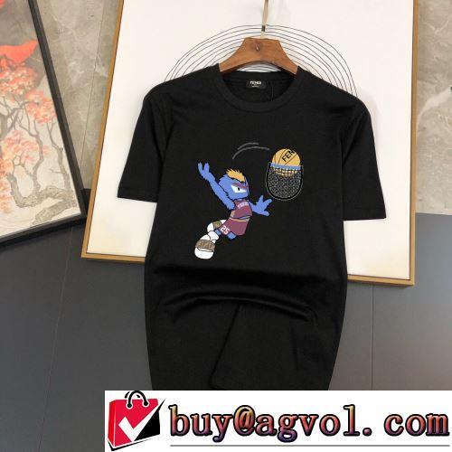 カッコいい印象を付ける フェンディブランド 偽物 通販 Tシャツ 4色可選 しわになりにくい 極上の着心地 2022春夏