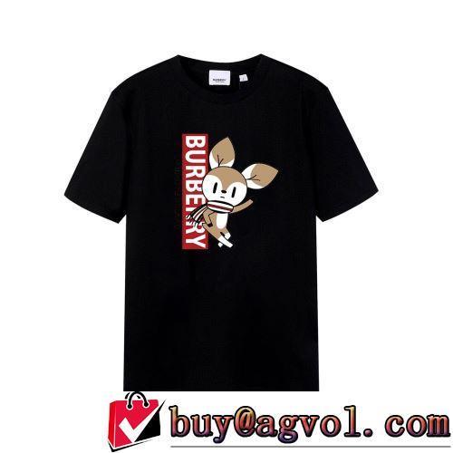 半袖Tシャツ 2色可選 人気 ランキング 2022春夏 BURBERRY偽物ブランド 着回し度抜群 自分らしいスタイリング 通気性に優れた