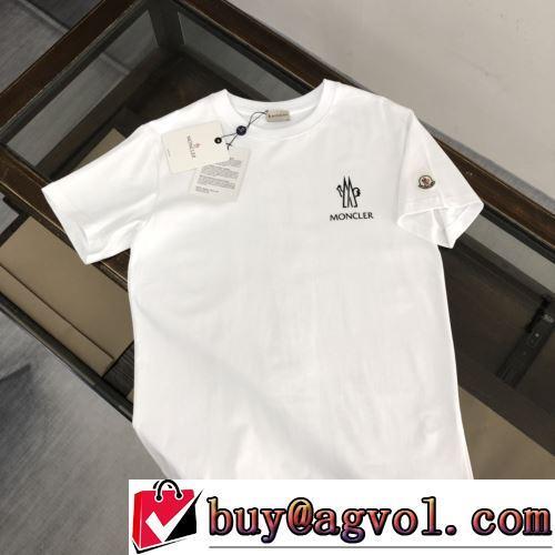 流行に関係なく長年愛用できる 2022春夏 モンクレールブランドコピー 2色可選 半袖Tシャツ 柔らかな質感 シンプル