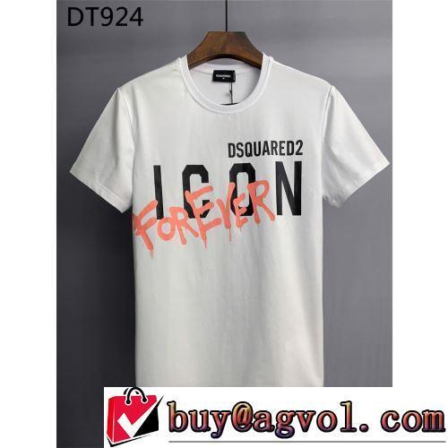 豊富なサイズ 自然な肌触り DSQUARED2スーパーコピー 激安 2色可選 スタイリッシュ 半袖Tシャツ 2022春夏