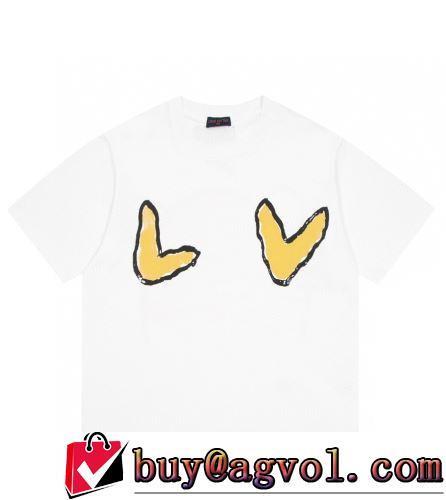 2022春夏 半袖Tシャツ 2色可選 デザイン性の高い 絶大な人気を誇る ルイ ヴィトンスーパーコピー 履き心地バツグン
