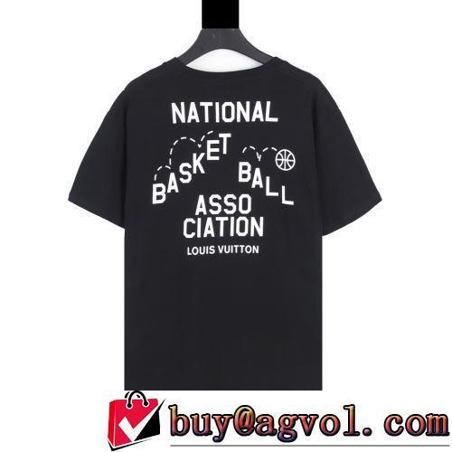 プリント 存在感のある 半袖Tシャツ 通気性に優れた ルイ ヴィトンスーパーコピー 激安 ラックスした雰囲気 2022春夏