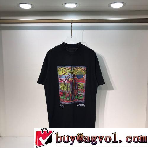 バリエーションに富む 3色可選 半袖Tシャツ 2022春夏 GIVENCHYコピー 希少価値大！プリント 縦には伸びにくい