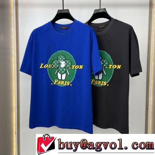 吸汗性に優れ LOUIS VUITTONスーパーコピー 2022春夏 カジュアル 半袖Tシャツ 売れ筋のいい 4色可選