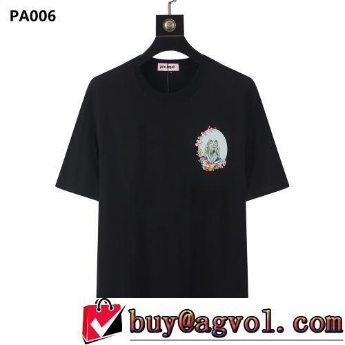 ラックスした雰囲気 Palm Angels コピーブランド 快適 2022春夏 半袖Tシャツ 海外セレブ愛用 2色可選