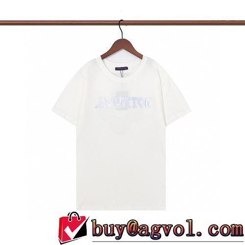 人気新品★超特価★ LOUIS VUITTONスーパーコピー 激安 3色可選 2022春夏 半袖Tシャツ 柔らかい手触り カジュアル