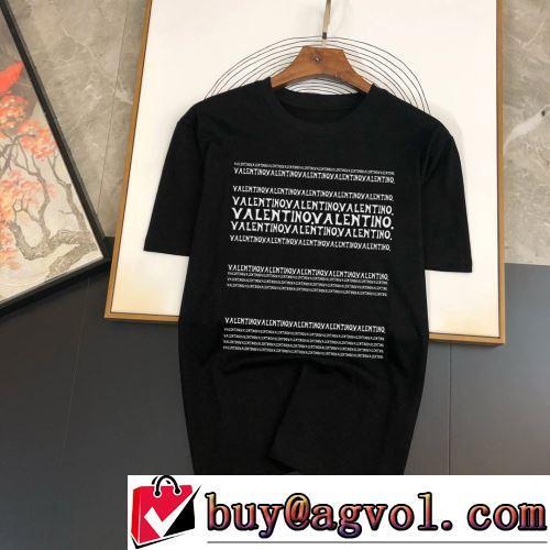 ラウンドネック 半袖Tシャツ 自然な肌触り ヴァレンティノ偽物ブランド 2022春夏 セール中 2色可選
