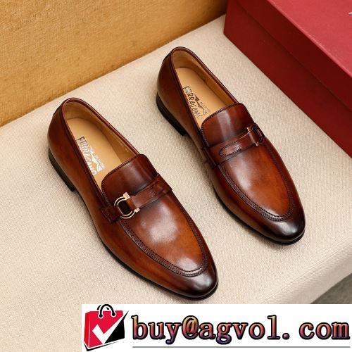 革靴 2022新作 FERRAGAMOブランド コピー 最安値に挑戦 フォーマルシューズ 3色可選