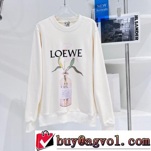 2022新作 プルオーバーパーカー 2色可選 防寒機能ある LOEWEスーパーコピー お洒落に魅せる プリント柄