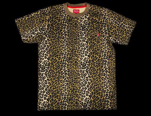 お手頃なシュプリーム 偽物　Supreme 15SS Pocket Tee ポケット　レオパード　着心地の良いＴシャツ.
