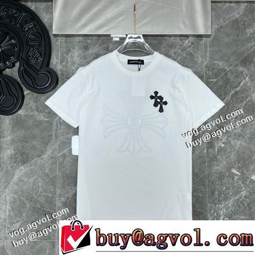 2022春夏 クロムハーツブランドコピー 2色可選 気軽にカジュアルに使える 半袖Tシャツ ファション性の高い