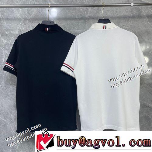 半袖Tシャツ 優しいフィット感 2022新作 雑誌掲載アイテム トムブラウンブランドコピー 2色可選 お買い得品