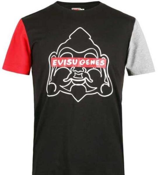 最適なサイズ感　エヴィス 通販　.高品質の半袖 Tシャツ 2色可選.
