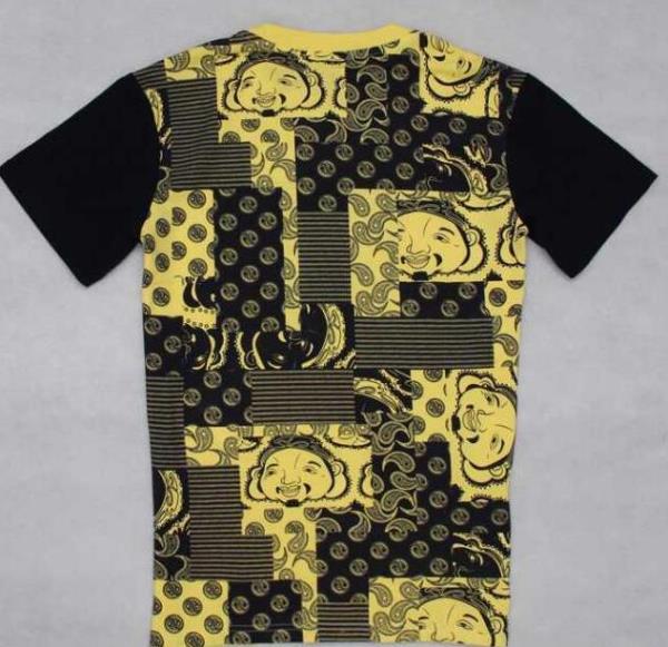 快適な着心地を保つEVISU エヴィス　伸縮性のある半袖 Tシャツ 2色可選.