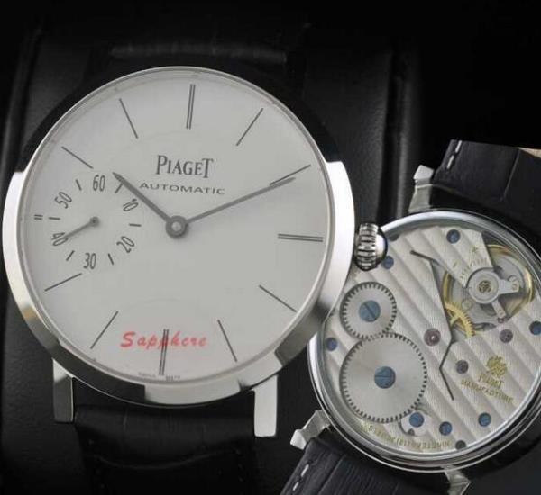 シンプルな機能美のPIAGET ピアジェ　風防性のある手巻き 機械式メンズ腕時計.