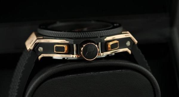 *ファッション性も高いウブロコピー　エレガントなメンズ自動巻き腕時計日付表示 ラバー 46.02mm  .