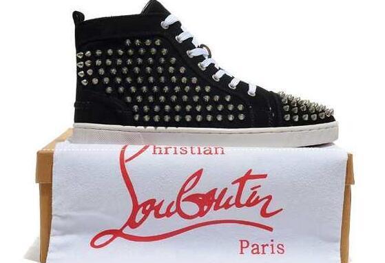 低価格 Christian Louboutinクリスチャンルブタン 高級感溢れるスニーカー 2色可選 ハイカット.