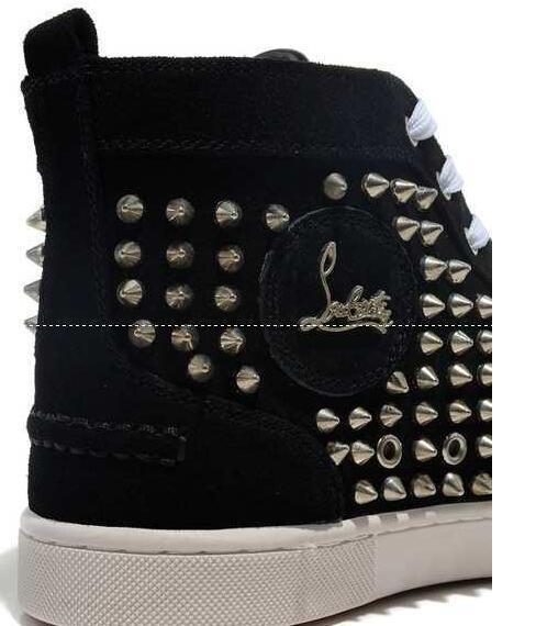 低価格 Christian Louboutinクリスチャンルブタン 高級感溢れるスニーカー 2色可選 ハイカット.