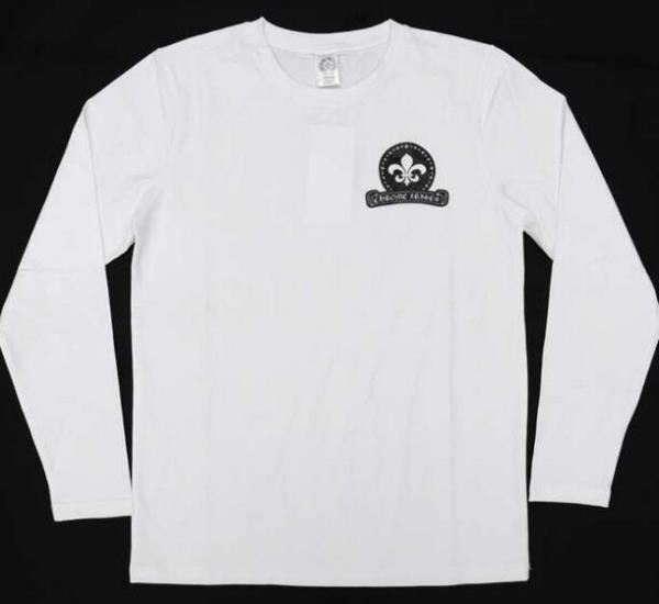 モデル愛用CHROME HEARTS クロムハーツ　個性的な長袖 Tシャツ 2色可選.