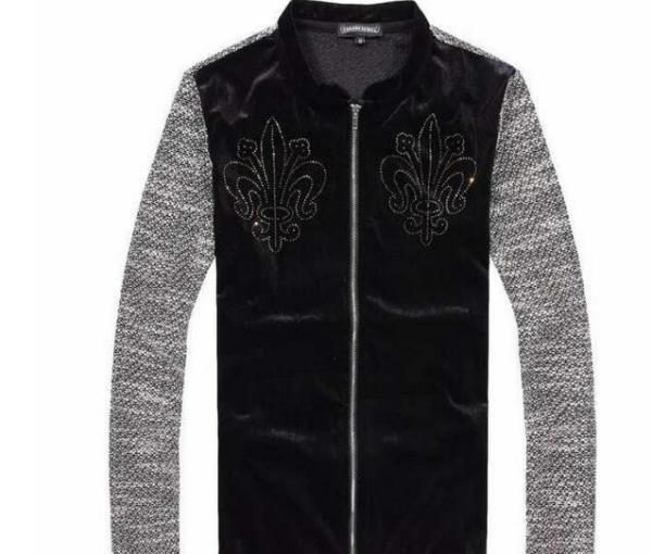 上品上質　 CHROME HEARTS クロムハーツ オシャレ度も高い長袖ポロシャツ 2色可選.