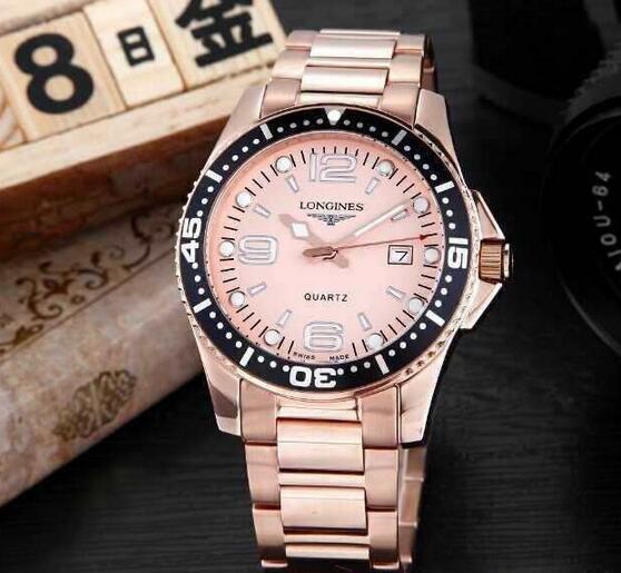 高品質 LONGINES ロンジン 視認性が高い男性用腕時計 3針クロノグラフ 日付表示 8色可選.