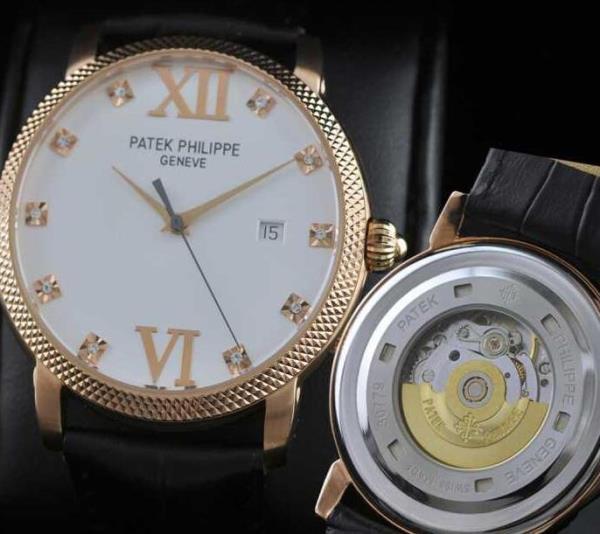 貴重なPATEK PHILIPPEパテックフィリップ時計 メンズ　腕時計本革ベルト