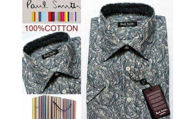 高評価　PAUL SMITH ポールスミスシャツメンズ　お洒落な長袖シャツ