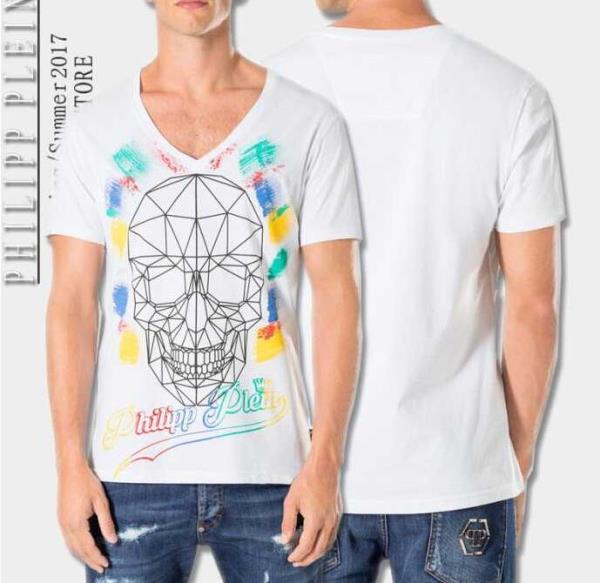最高の触感　フィリッププレイン PHILIPP PLEIN 　十分な存在感を放つ半袖tシャツブランドメンズ